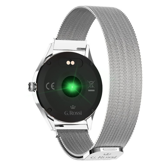 SMARTWATCH DAMSKI G. Rossi SW017-7 silver/silver (sg011a)