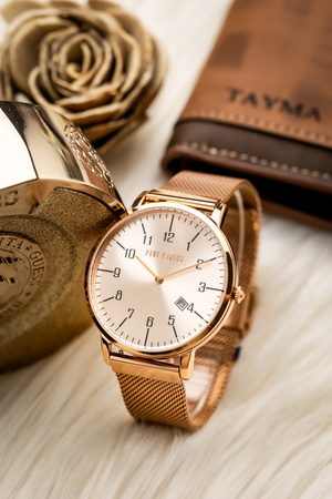 ZEGAREK DAMSKI PAUL LORENS - PL11503B-4D2  (zg510e) + BOX