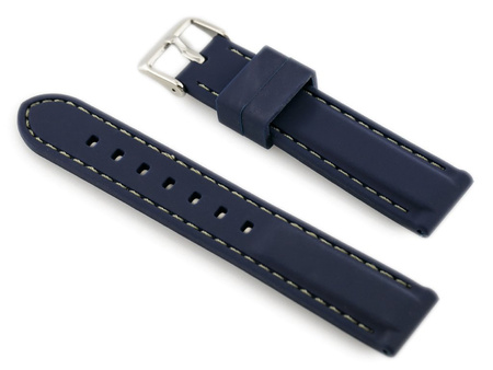 903N rubber watch strap - stitched - 18mm