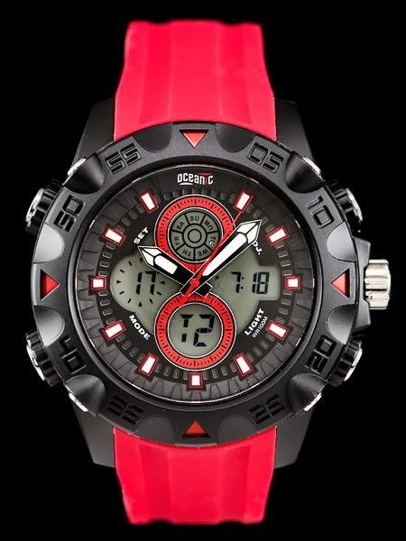 OCEANIC MEN'S WATCH AD1084 - MULTITIME - WR100 (ze025b)