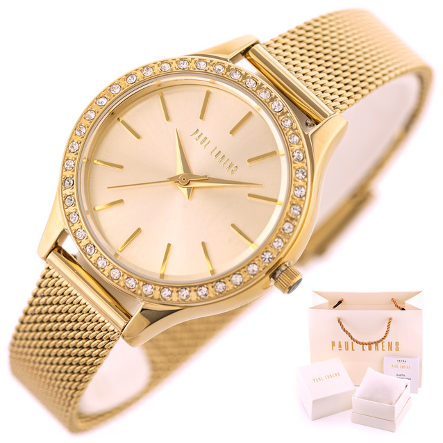 PAUL LORENS WOMEN'S WATCH - PL10482B2-4D1 (zg504c) + BOX