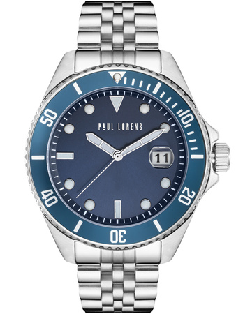 PAUL LORENS MALE WATCH - PL13030B-6C1(zg350d) + BOX