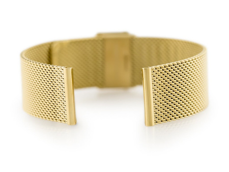 Bracelet 302G - HQ mesh - gold - 22mm