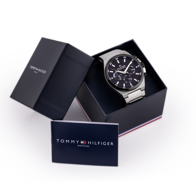 TOMMY HILFIGER DEXTER MEN'S WATCH 1792087 (zf104b) + BOX