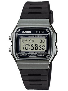 ZEGAREK MĘSKI CASIO F-91WM-1BDF (zd102d)  + BOX