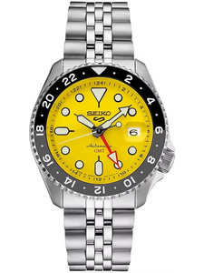 ZEGAREK MĘSKI SEIKO 5 SPORTS SSK017K1 GMT AUTOMAT WR100 + BOX