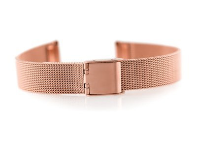 Bransoleta 301RG - siatka HQ - rosegold - 12mm