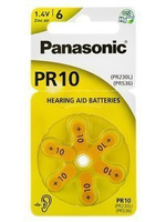 Bateria słuchowa Panasonic PR10 - komplet 6szt.