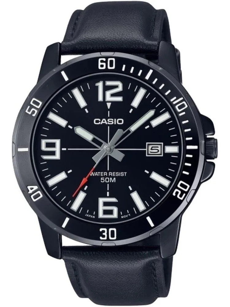 ZEGAREK MĘSKI CASIO MTP-VD01BL-1B (zd169d) + BOX