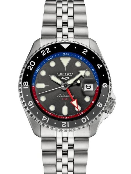 ZEGAREK MĘSKI SEIKO 5 SPORTS SSK019K1 GMT AUTOMAT + BOX