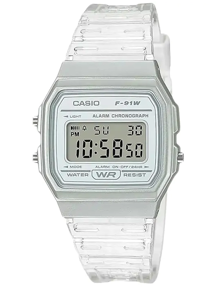 Zegarek Unisex Casio Retro Vintage F-91WS-7 (zd648c) + BOX