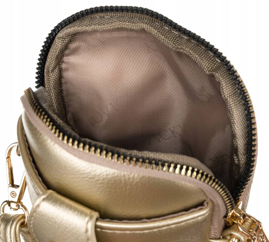 Mini torebka damska z dodatkową portmonetką ze skóry ekologicznej -  Rovicky