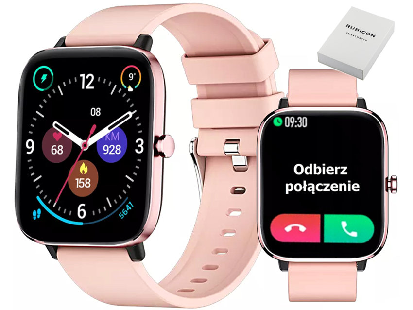 SMARTWATCH DAMSKI Rubicon RNCE79 - WYKONYWANIE POŁĄCZEŃ, TERMOMETR (sr026a)