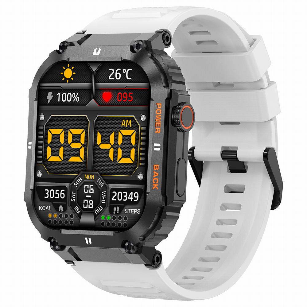 SMARTWATCH MĘSKI GRAVITY GT6-8 - WYKONYWANIE POŁĄCZEŃ, MONITOR SNU (sg020h)