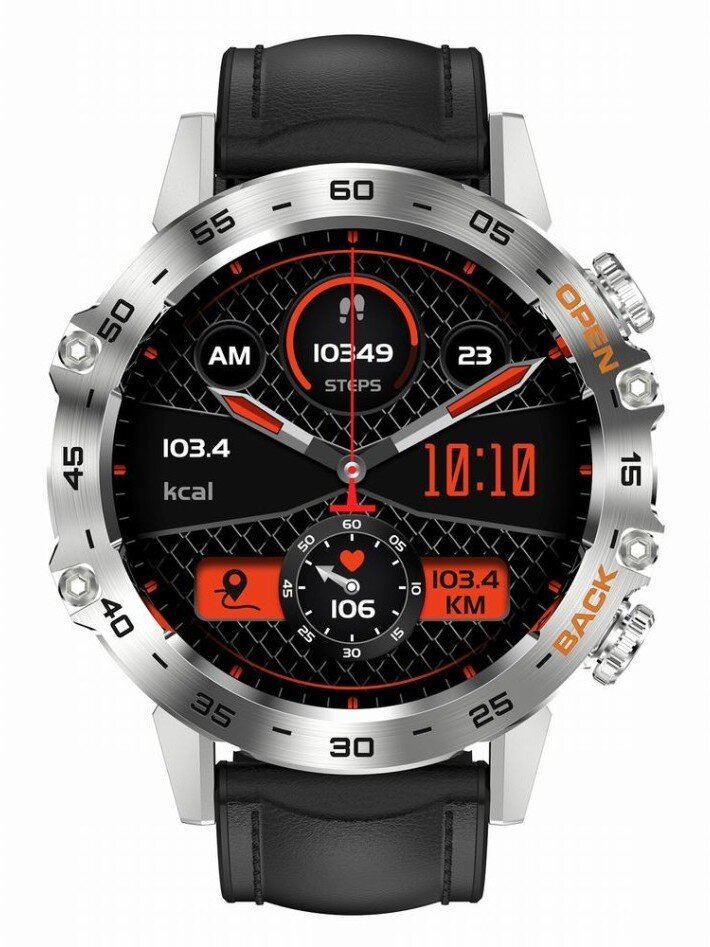 SMARTWATCH MĘSKI GRAVITY GT9-6 - WYKONYWANIE POŁĄCZEŃ, CIŚNIENIOMIERZ (sg021f)