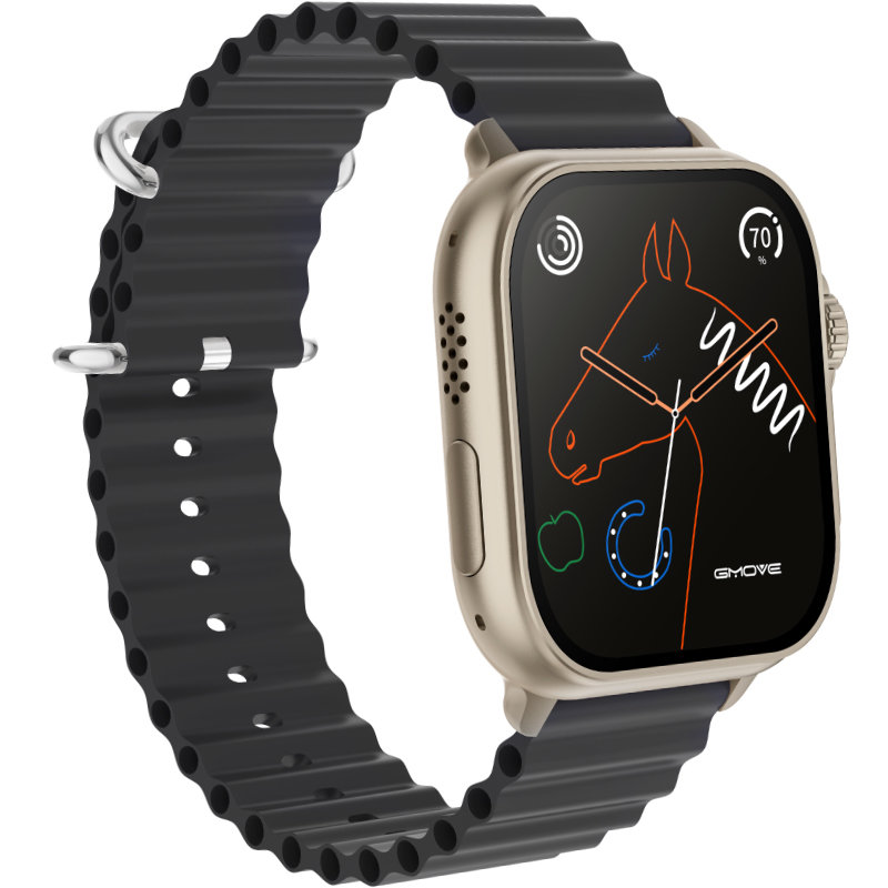 SMARTWATCH UNISEX Rubicon RNCF17 - BLUETOOTH CALL, ŁADOWANIE BEZPRZEWODOWE (sr059a)