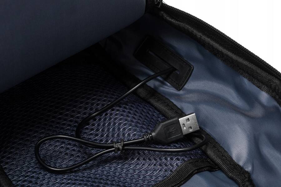 Saszetka na ramię z portem USB - Peterson