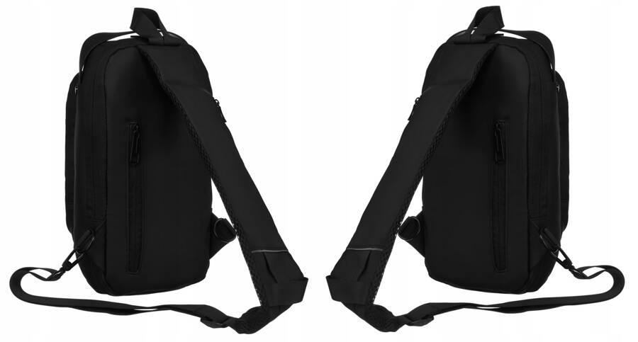 Solidny plecak-saszetka na ramię z portem USB - Peterson