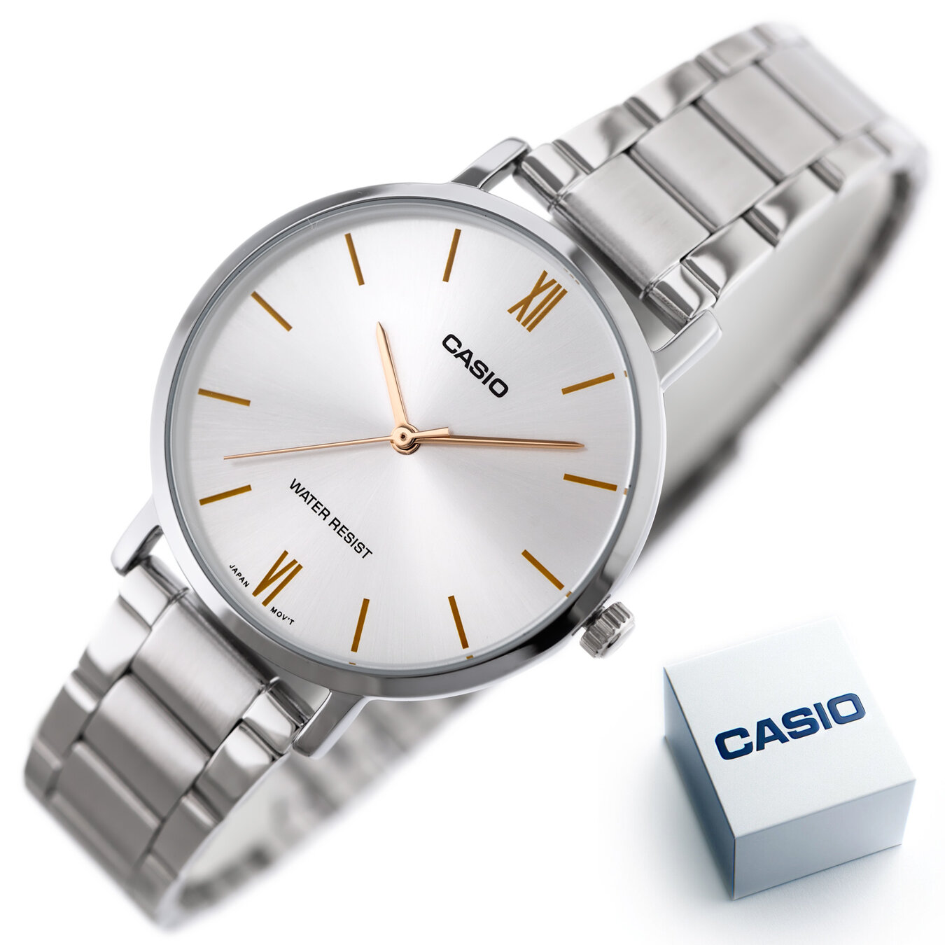 ZEGAREK DAMSKI CASIO LTP-VT01D-7B  KLASYKA + BOX (zd613e)