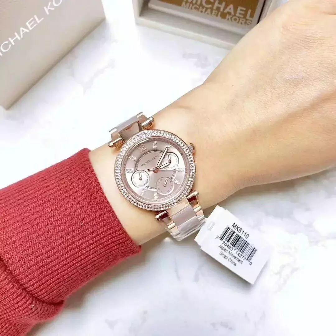 ZEGAREK DAMSKI MICHAEL KORS MK6110 MINI PARKER (zm540c) + BOX