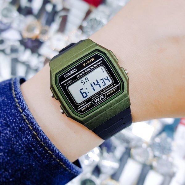 ZEGAREK MĘSKI CASIO F-91WM-3AER (zd102f) + BOX