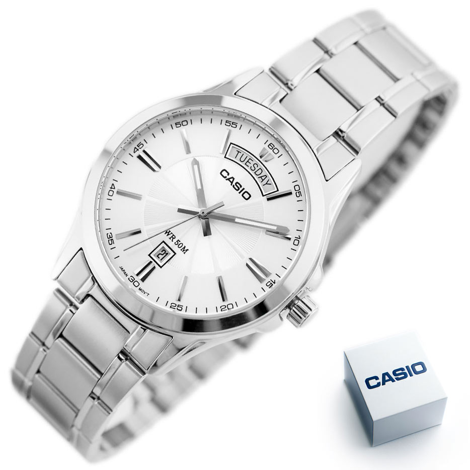 ZEGAREK MĘSKI CASIO MTP-1381D-7AVDF (zd076b) + BOX