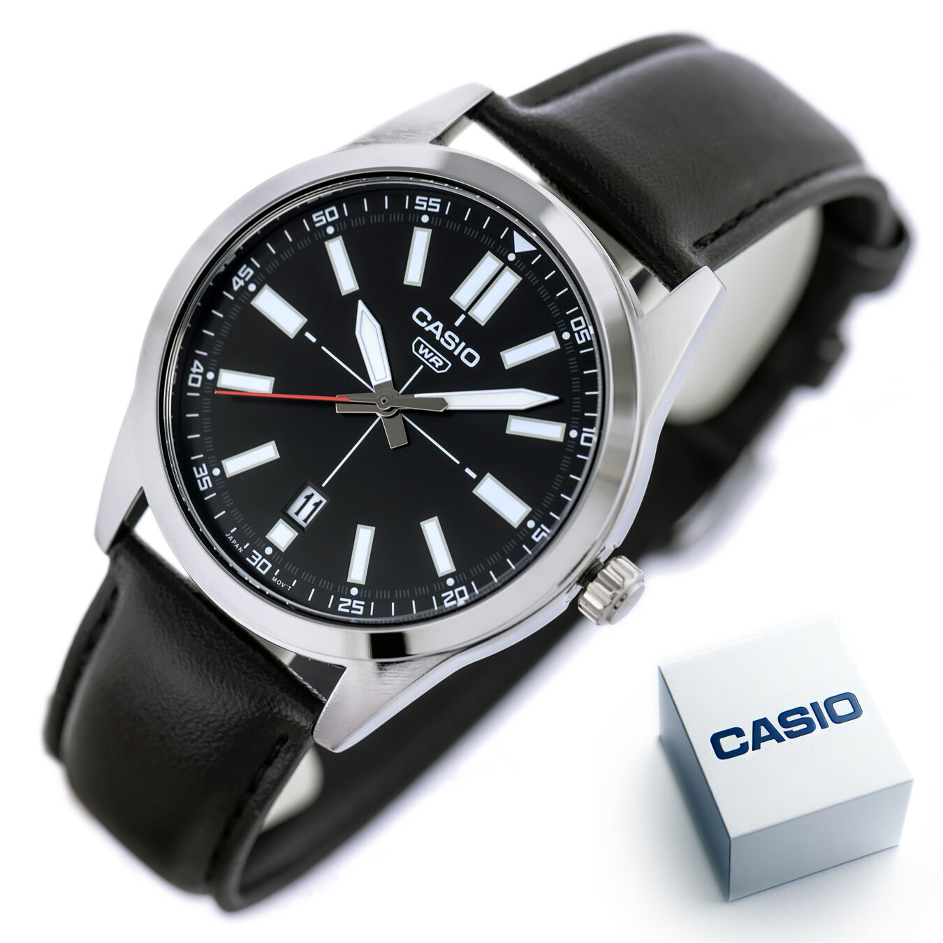 ZEGAREK MĘSKI CASIO MTP-VD02L-1EUDF (zd170a) + BOX