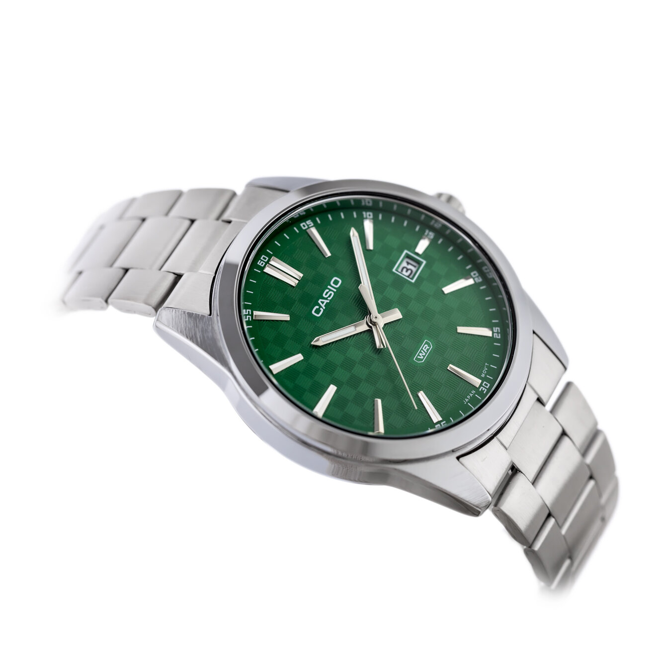 ZEGAREK MĘSKI CASIO MTP-VD03D-3A1 Green + BOX