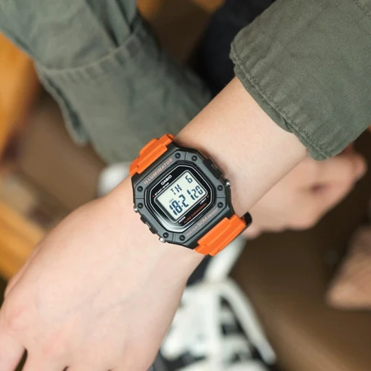 ZEGAREK MĘSKI CASIO W-218H-4B2 + BOX