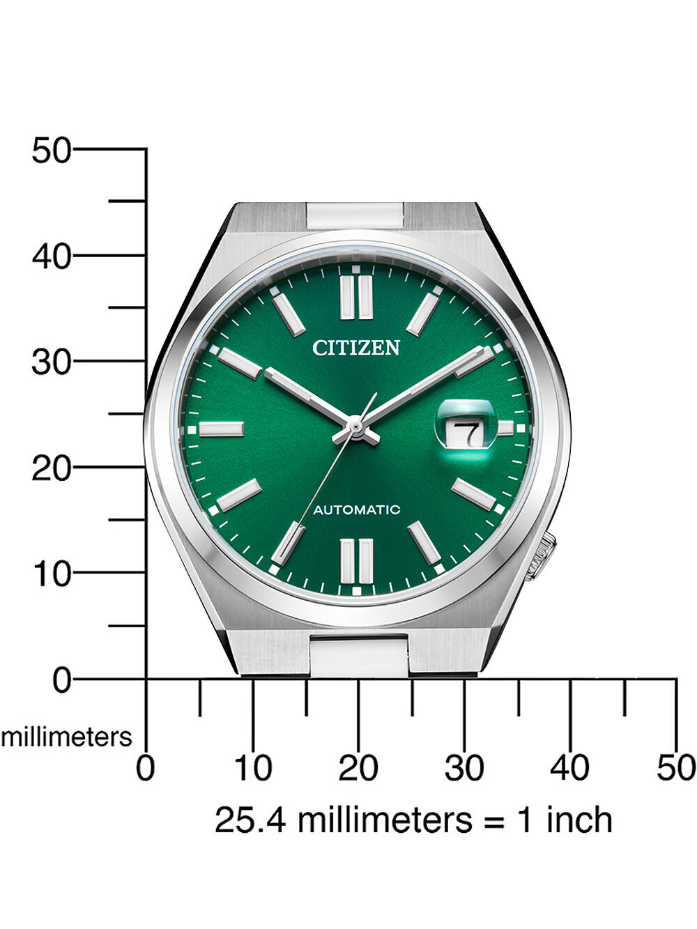 ZEGAREK MĘSKI CITIZEN Tsuyosa NJ0150-81X - AUTOMAT SZAFIR 