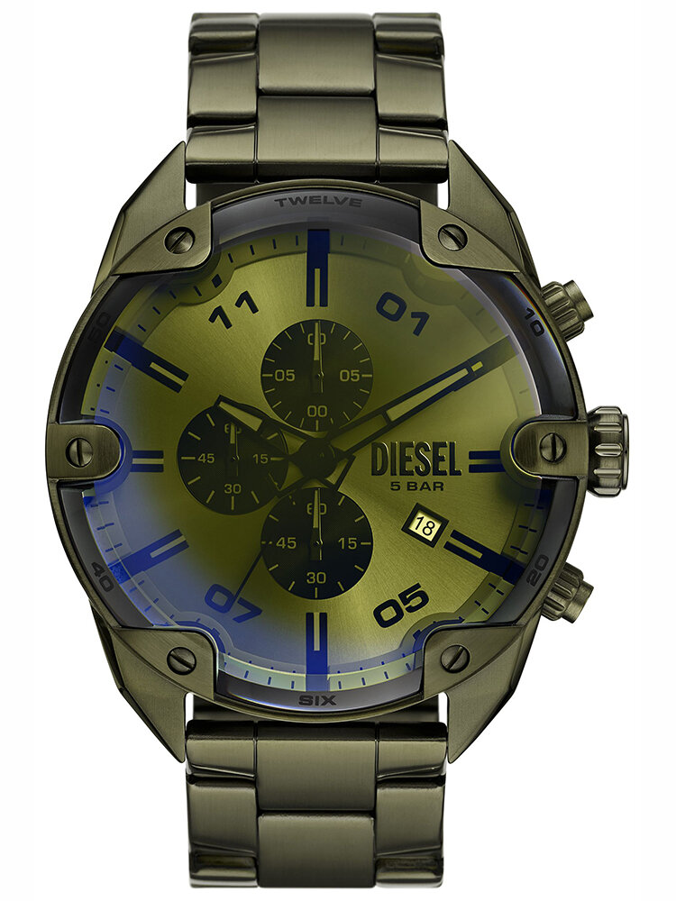 ZEGAREK MĘSKI DIESEL  Spiked Chronograph DZ4670 + BOX