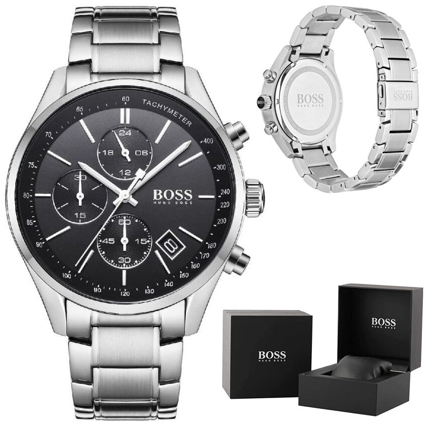 ZEGAREK MĘSKI HUGO BOSS 1513477 - GRAND PRIX (zh022c) + BOX