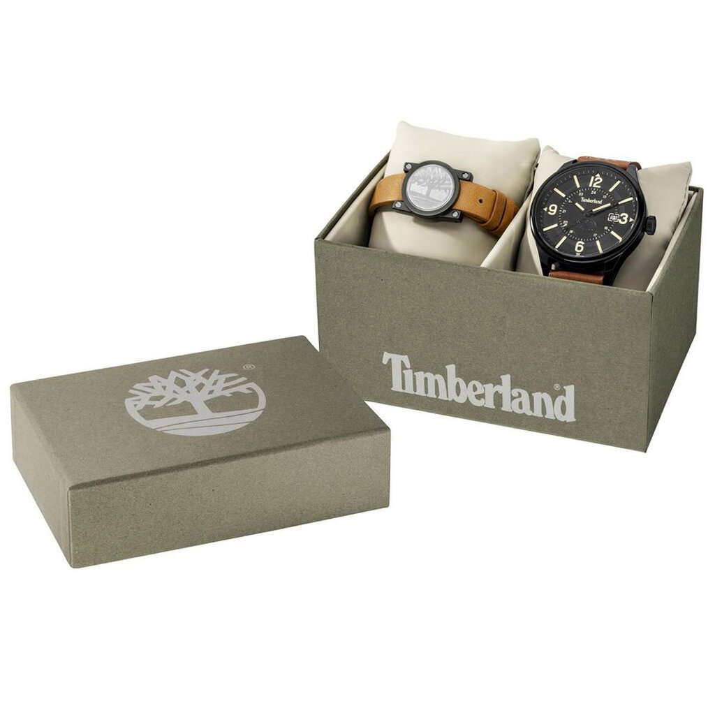 ZEGAREK MĘSKI Timberland TBL.BLAK.SET.20 - KOMPLET PREZENTOWY