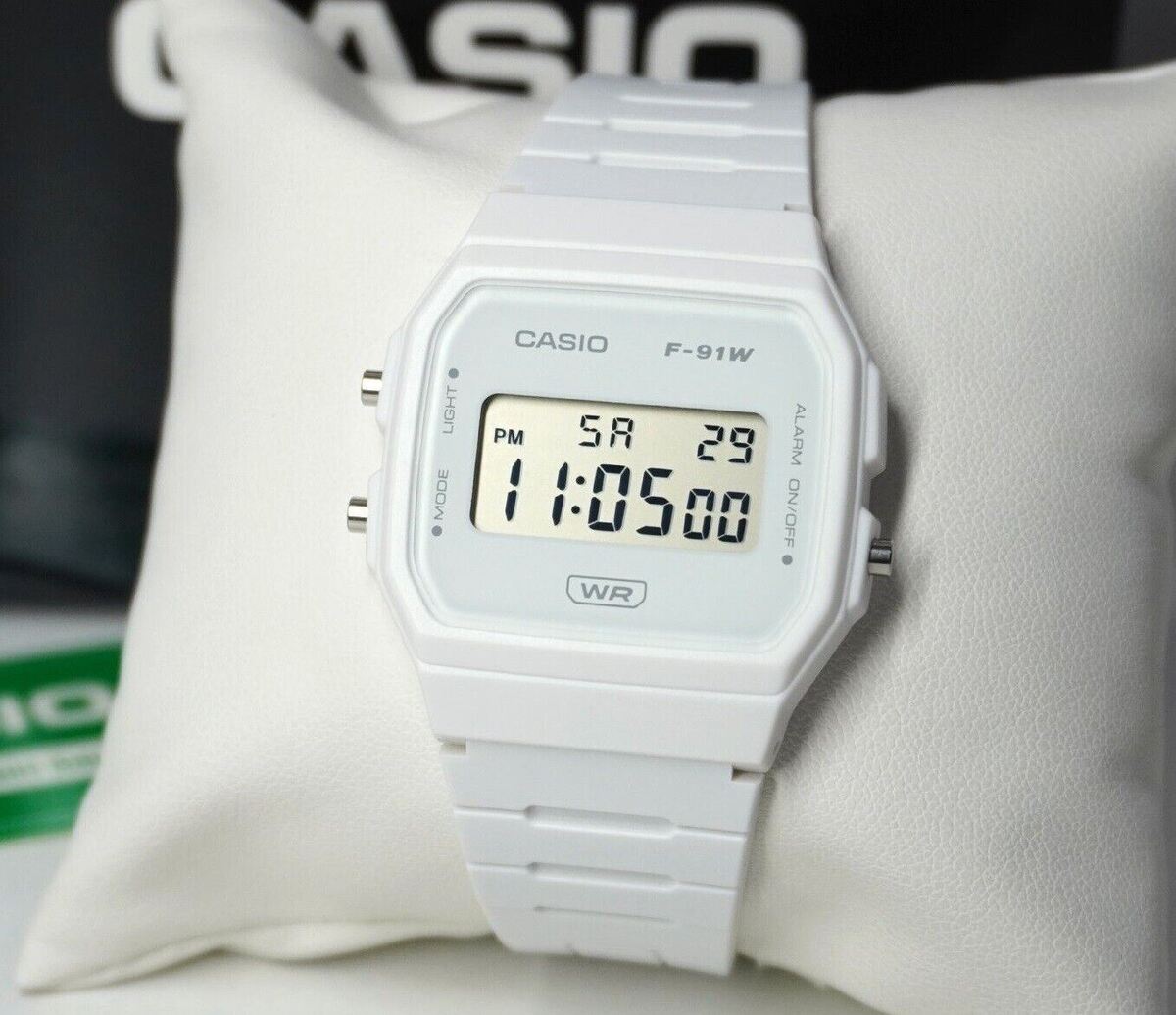 ZEGAREK UNISEX CASIO F-91WB-7A + BOX