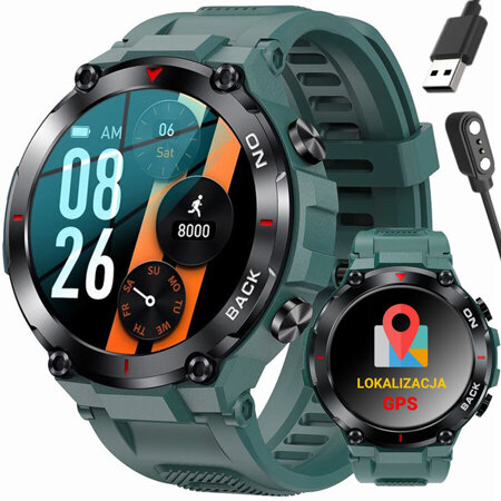 SMARTWATCH MĘSKI GRAVITY GT8-3 - z GPS (sg017c)