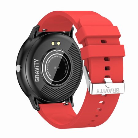 SMARTWATCH UNISEX GRAVITY GT1-10 - PULSOMETR, WŁASNE TARCZE (sg015j)