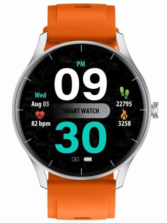 SMARTWATCH UNISEX GRAVITY GT2-8 - ROZMOWY BLUETOOTH, WŁASNE TARCZE (sg019h)