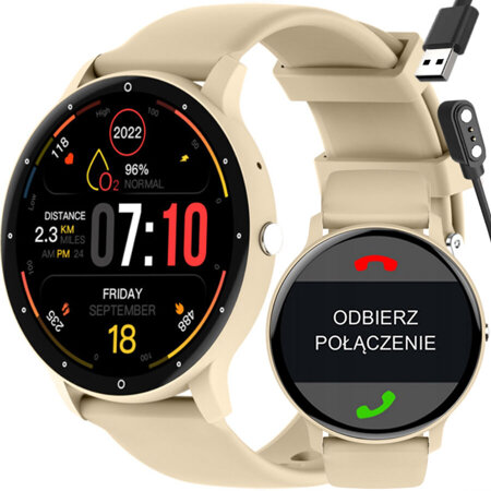 SMARTWATCH UNISEX Rubicon RNCF16 - BLUETOOTH CALL, TRENING GOOGLE FIT (sr058a)