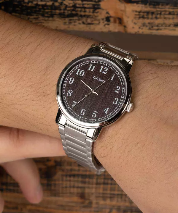 ZEGAREK MĘSKI CASIO MTP-E145D-5B1 (zd196b)  + BOX