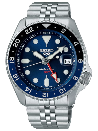 ZEGAREK MĘSKI SEIKO 5 SPORTS SSK003K1 GMT AUTOMAT WR100 + BOX