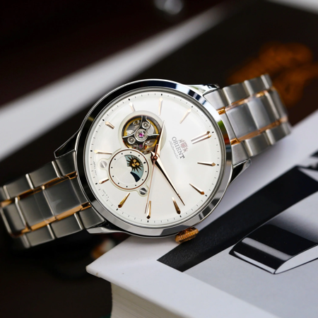 Zegarek Męski Orient Classic Sun & Moon  RA-AS0101S10B + BOX